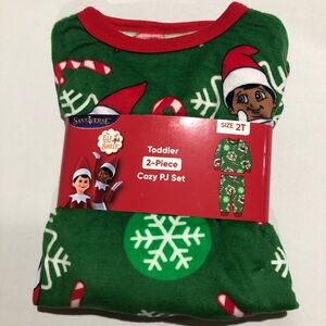NWT Kohl’s Kids Elf on the Shelf Christmas Pajama Set 
 Size 2T